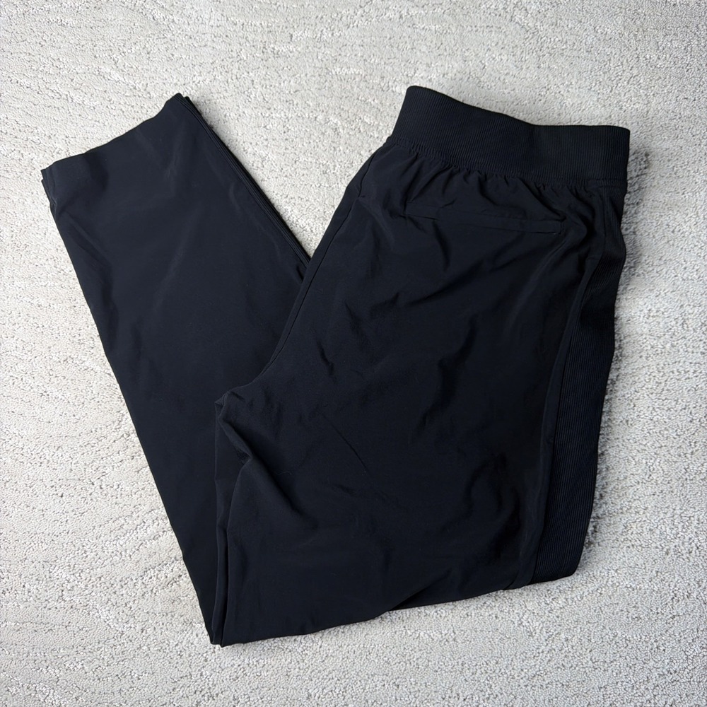 Women's Athleta Size 14 Brooklyn Mid Rise Ankle Pant Black Business Travel